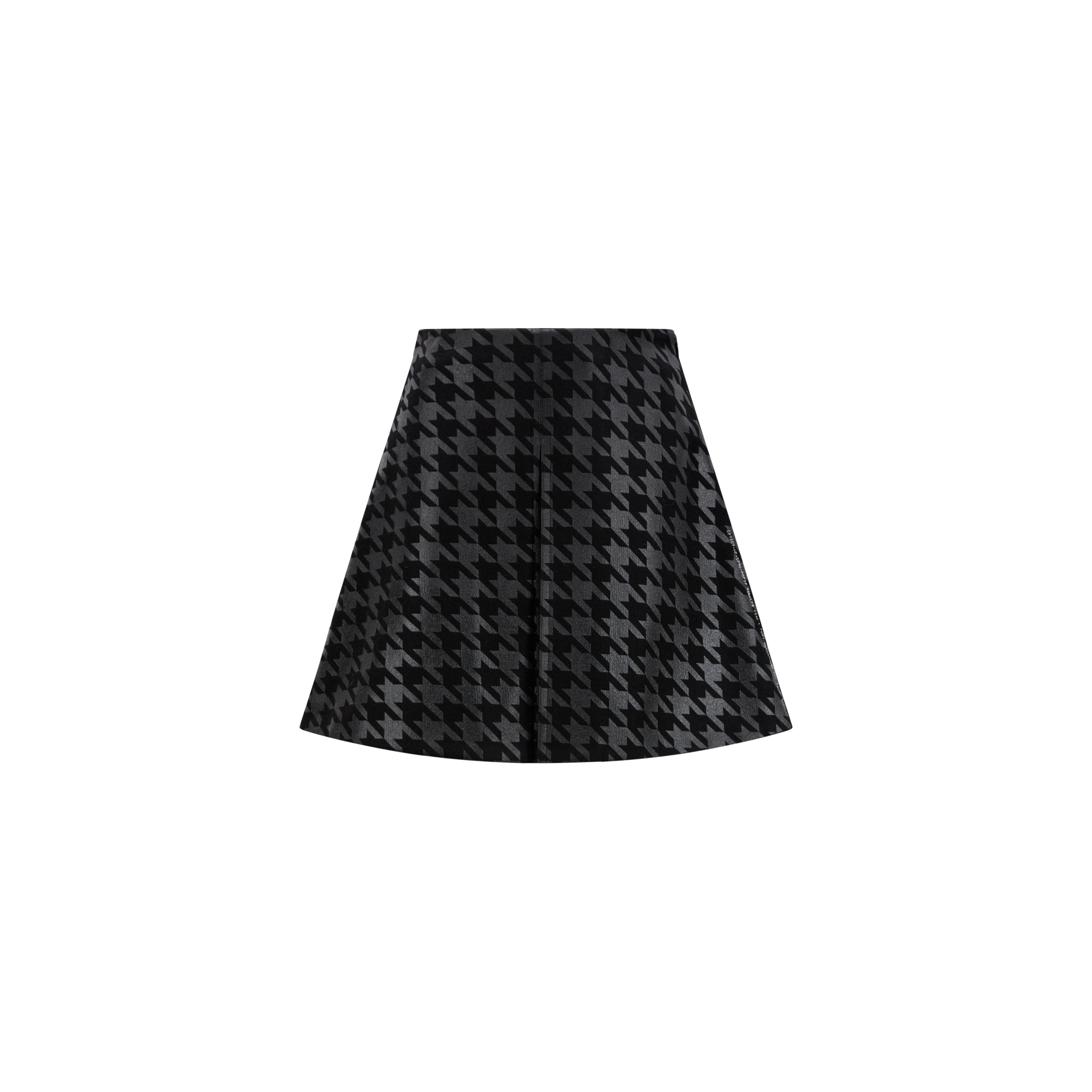 Shop Moncler Genius Houndstooth Mini Skirt, Women, Black, Size: 42