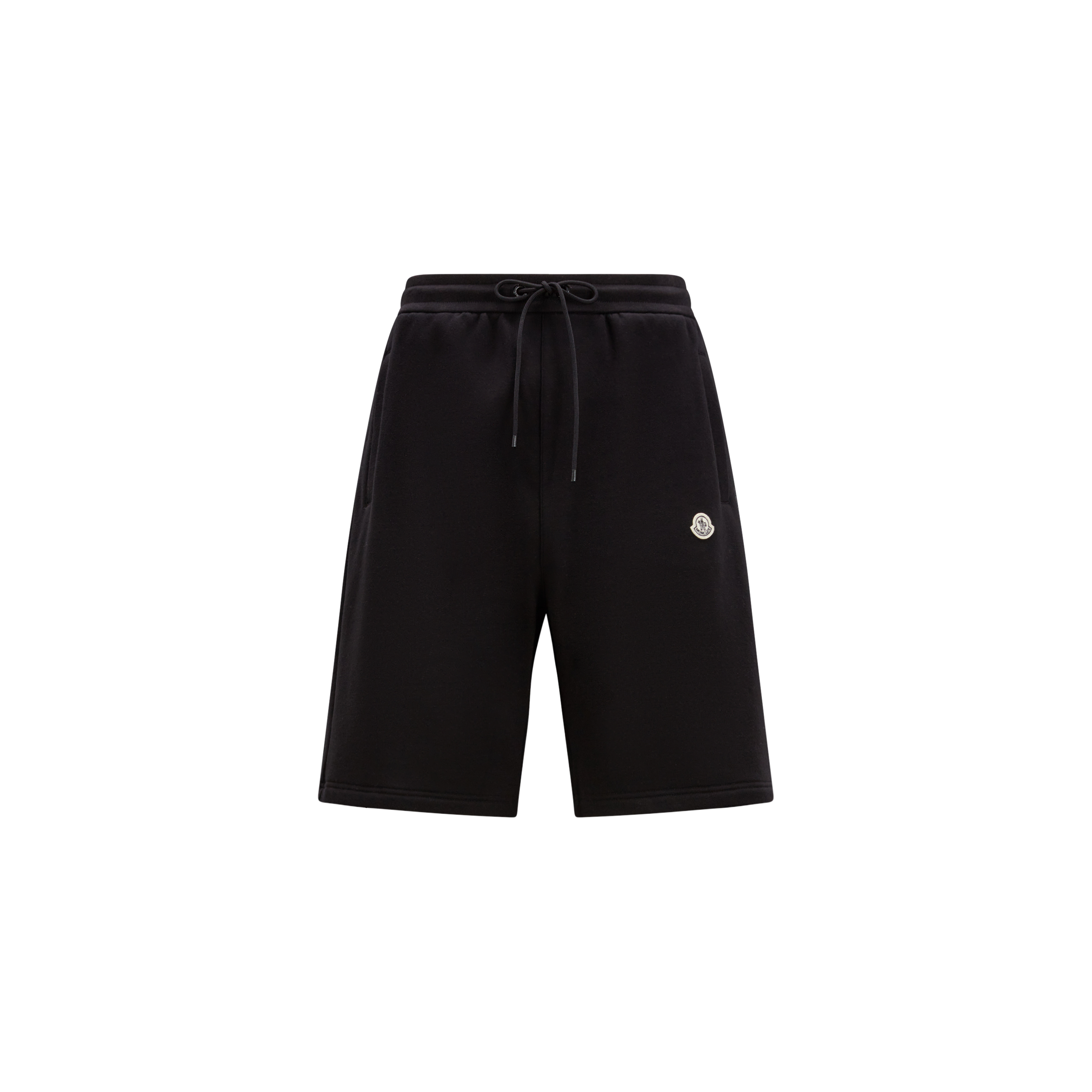 Shop Moncler Genius Jersey Bermuda Shorts Black