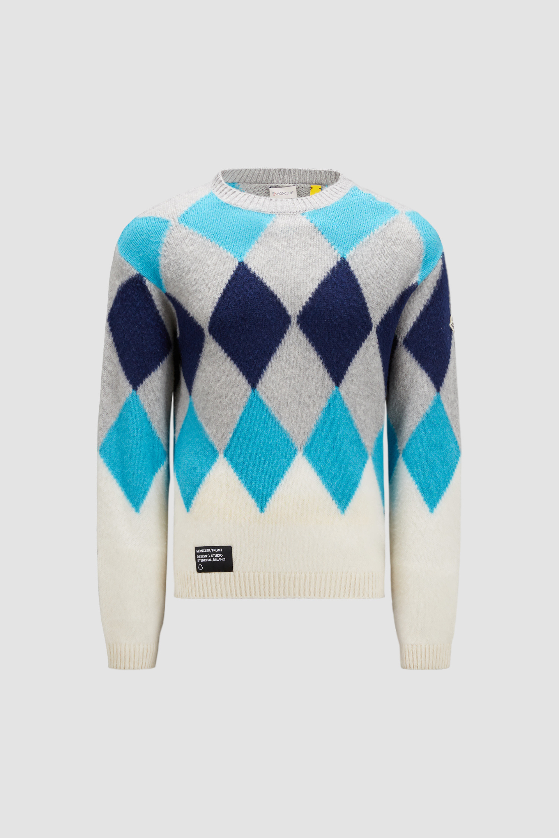 Argyle Wool Cashmere Sweater