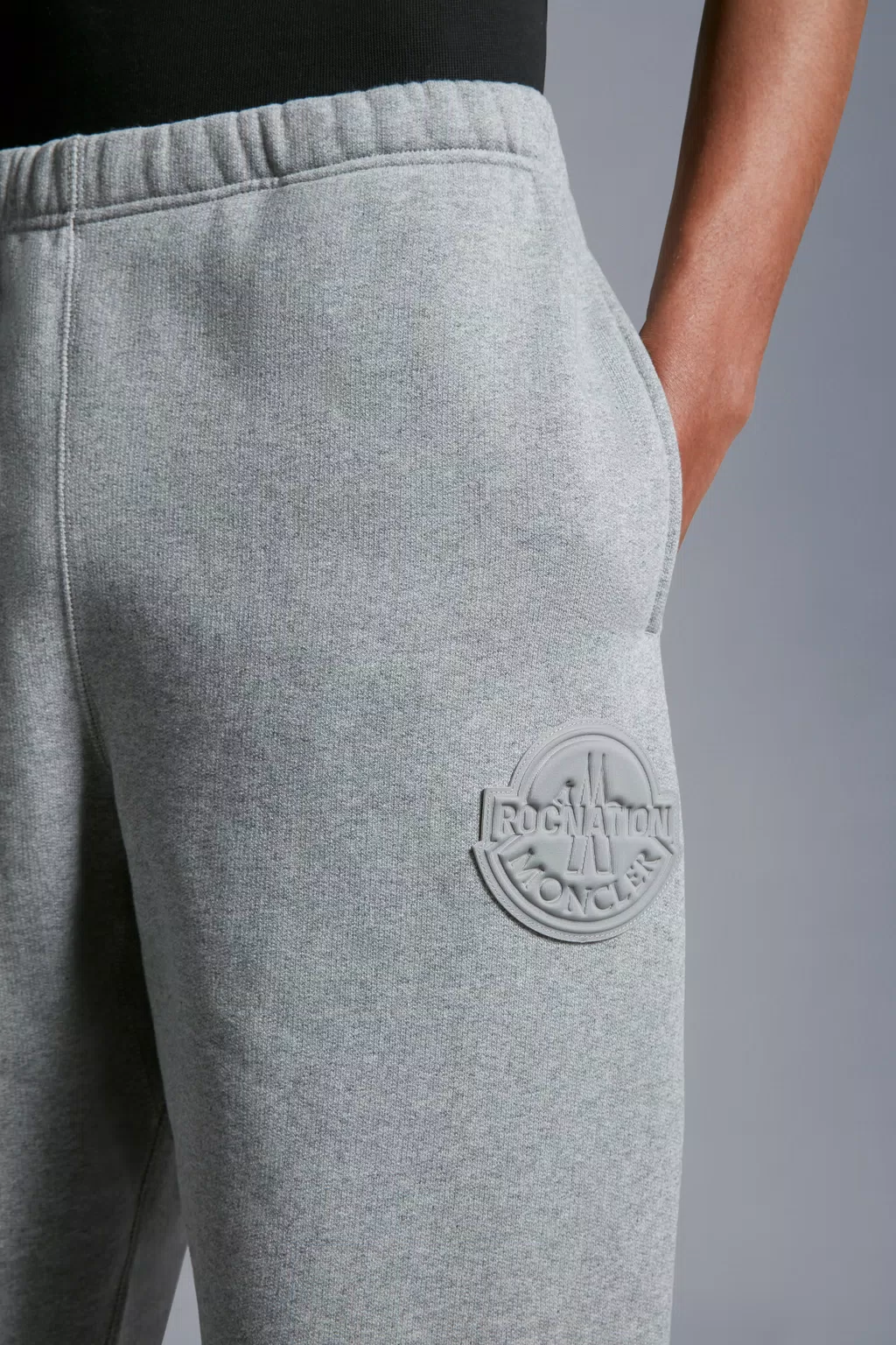 Gray Logo Trackpants - Moncler x Roc Nation designed by Jay-Z for ...