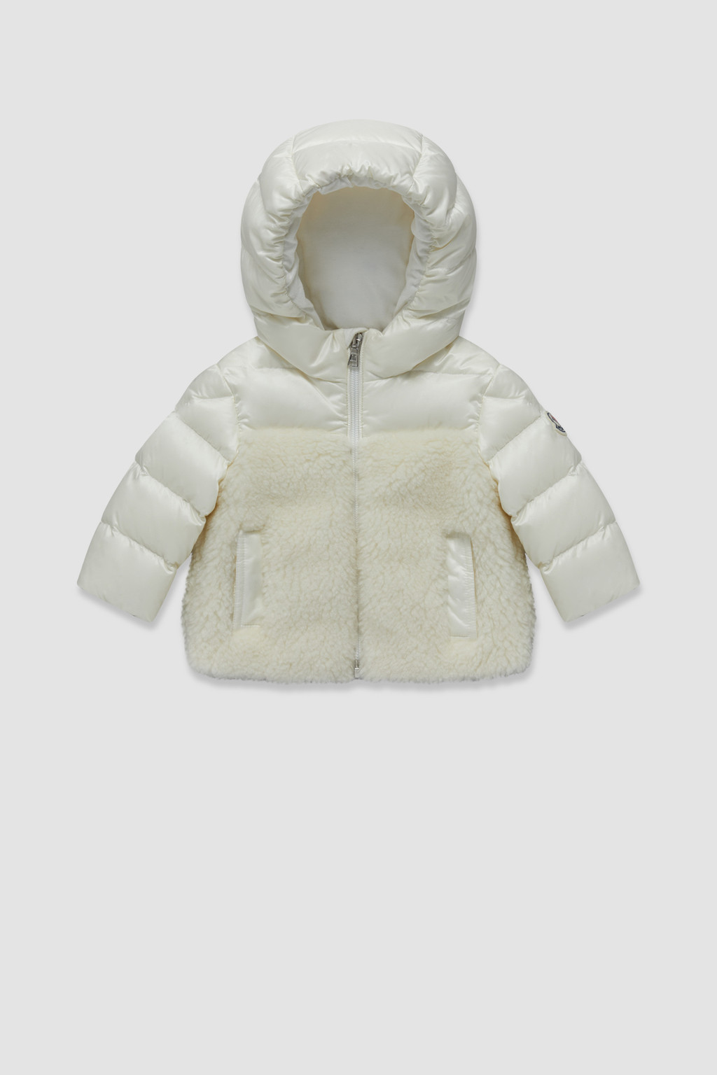 White Amin Down Jacket - Outerwear for Children | Moncler US