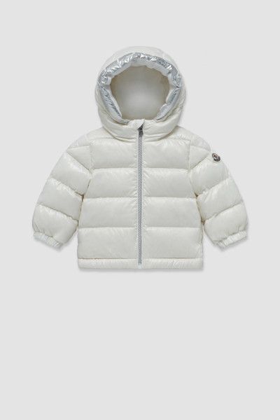 Moncler off 2025 white down jacket