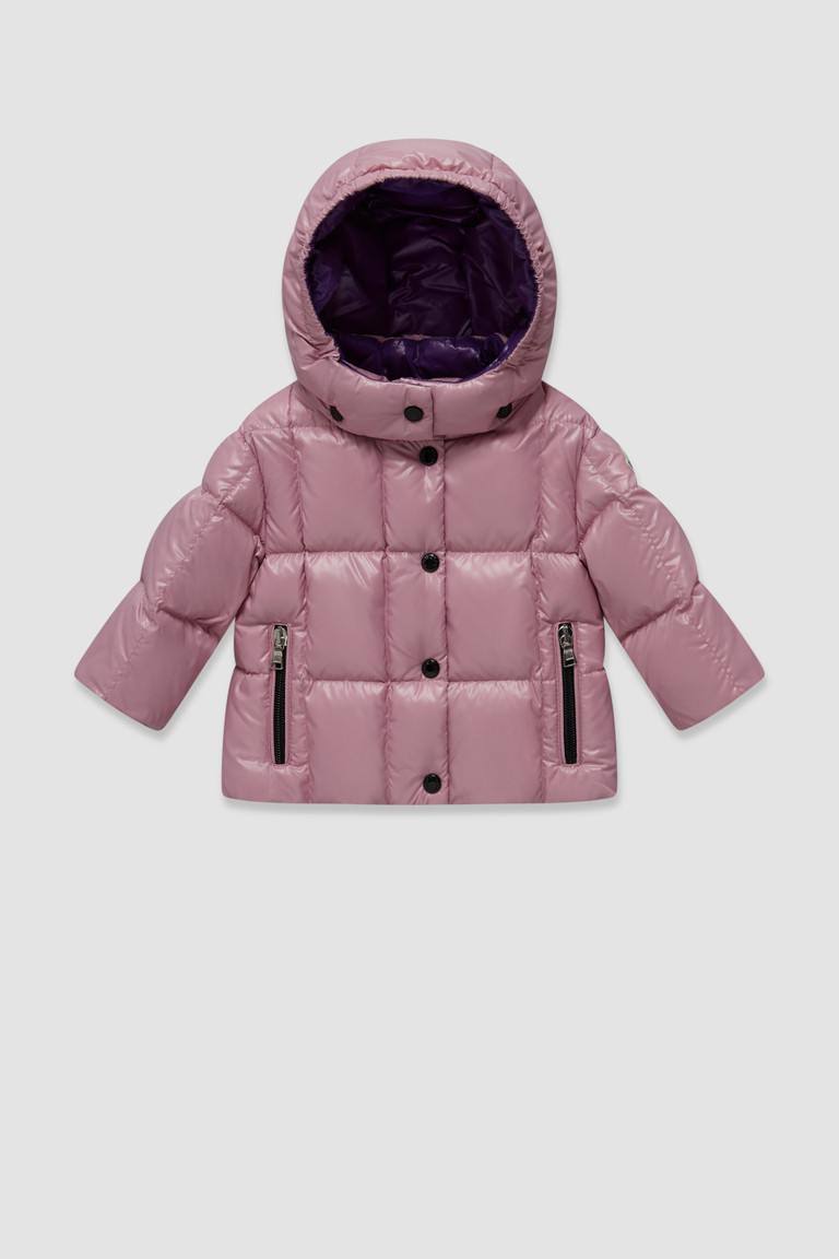 Moncler Bashira Baby Girls Jackets In Offwhite