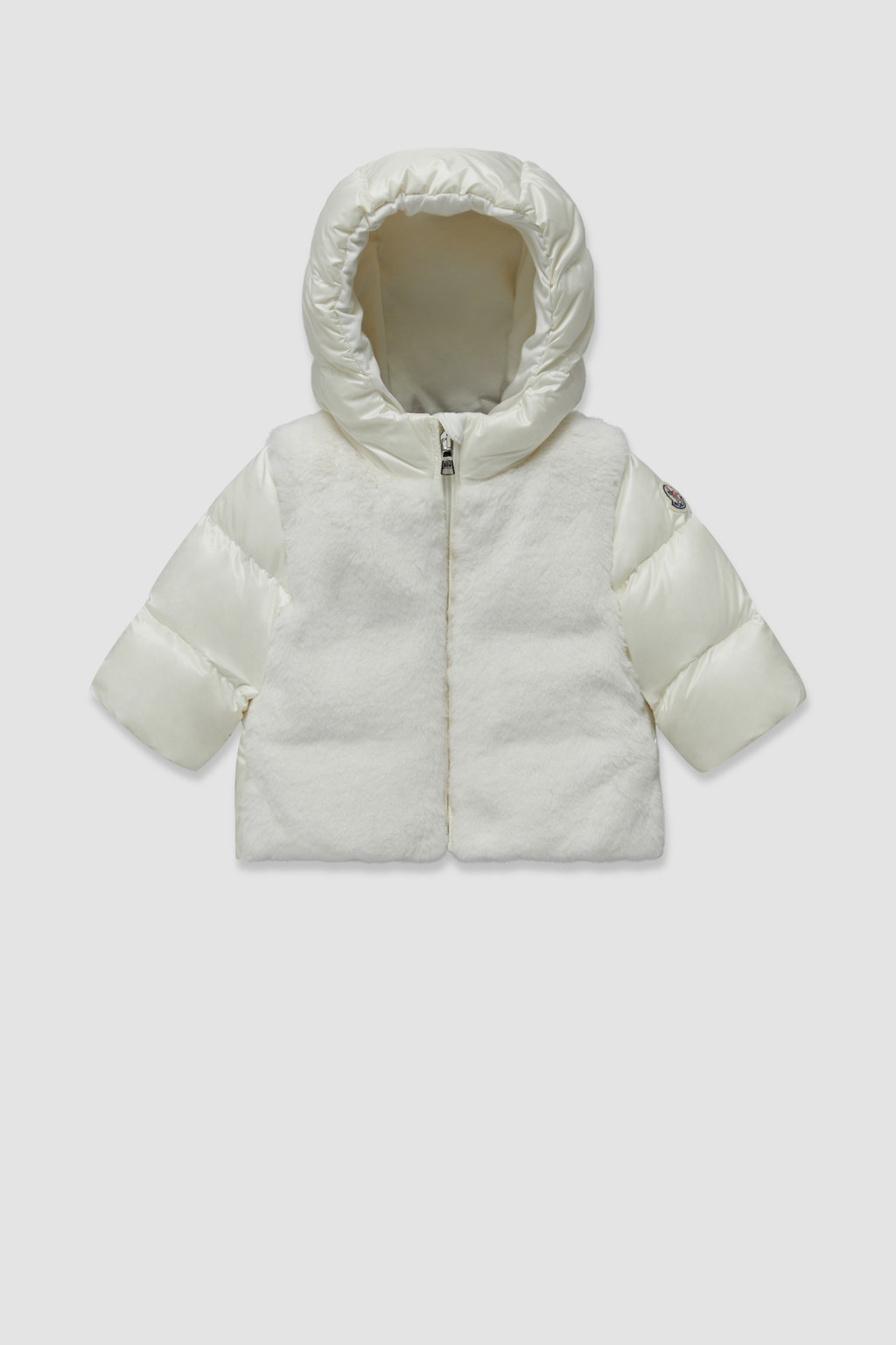 【新品・未使用】MONCLER BABY フード付きダウンベスト 12/18M