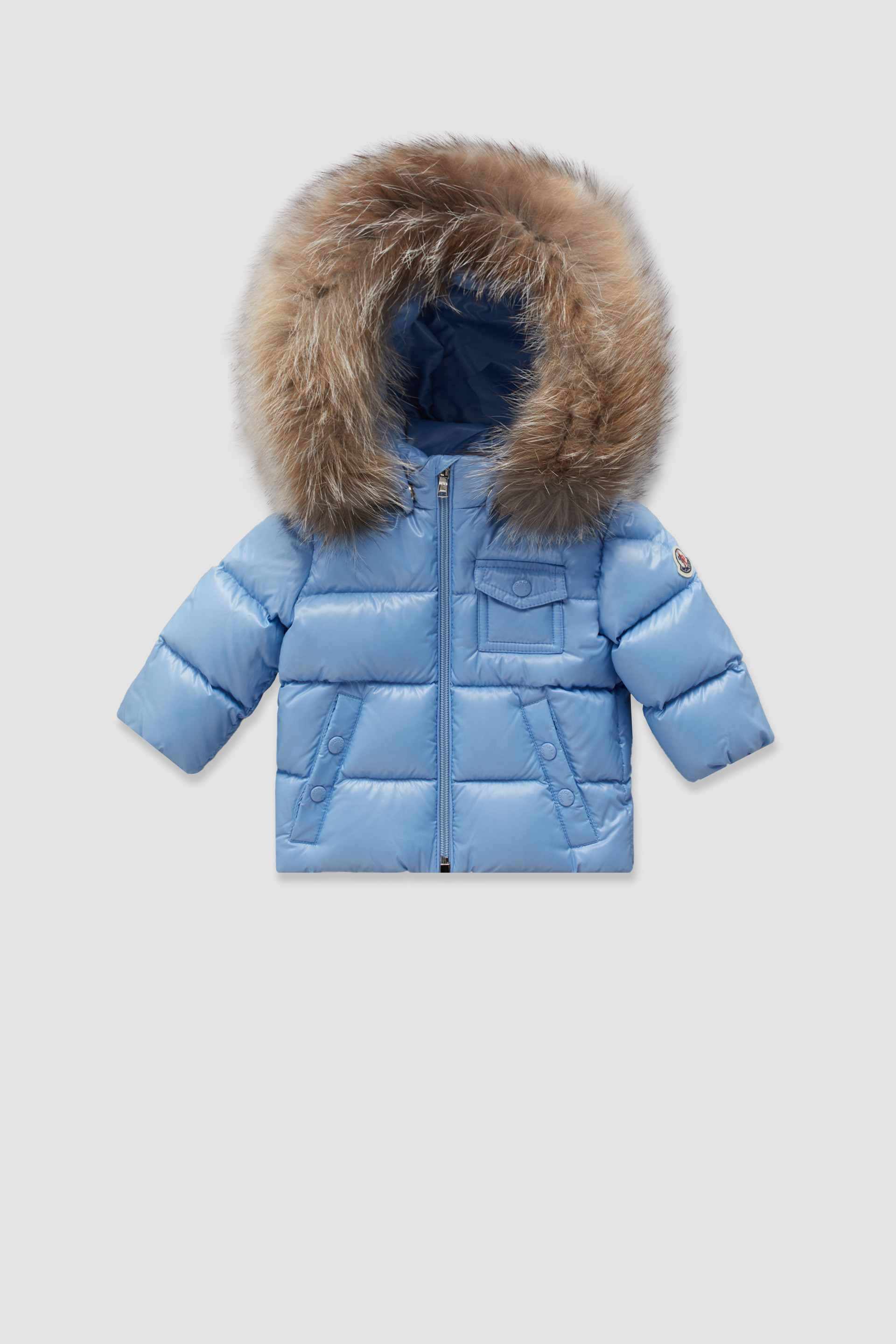 Light Blue K2 Down Jacket - Outerwear for Children | Moncler LT