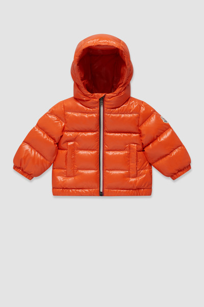 Orange moncler hot sale bubble coat