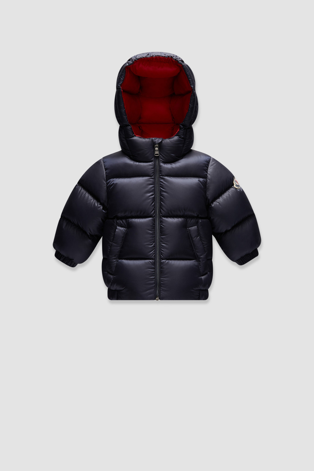 Navy blue outlet moncler coat