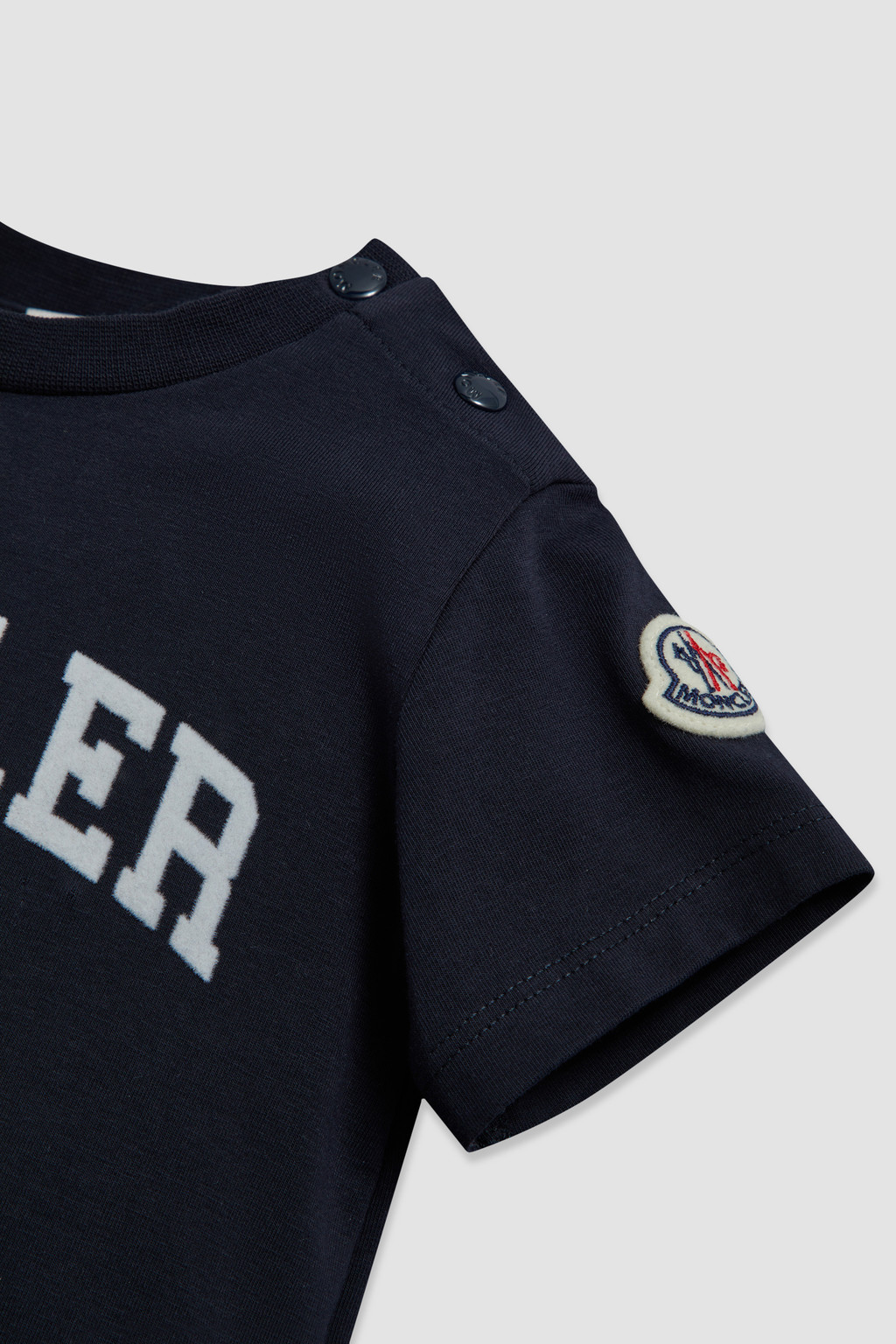 Moncler Blue Printed T-Shirt