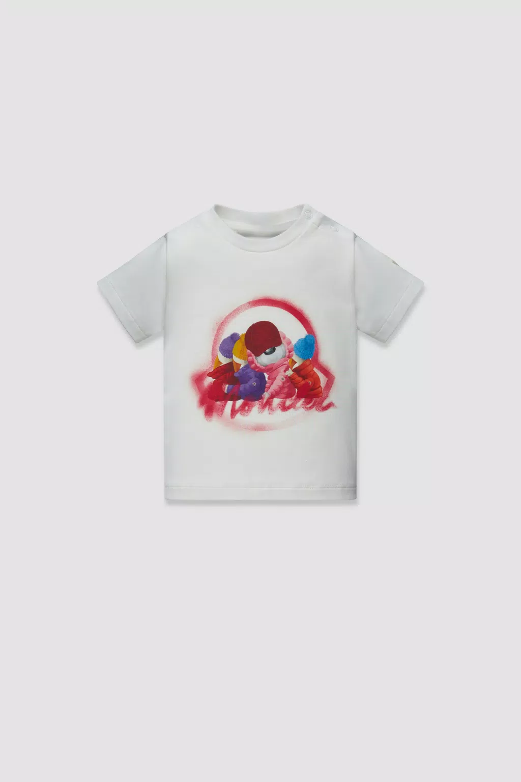 Printed T-Shirt Girl White Moncler 1