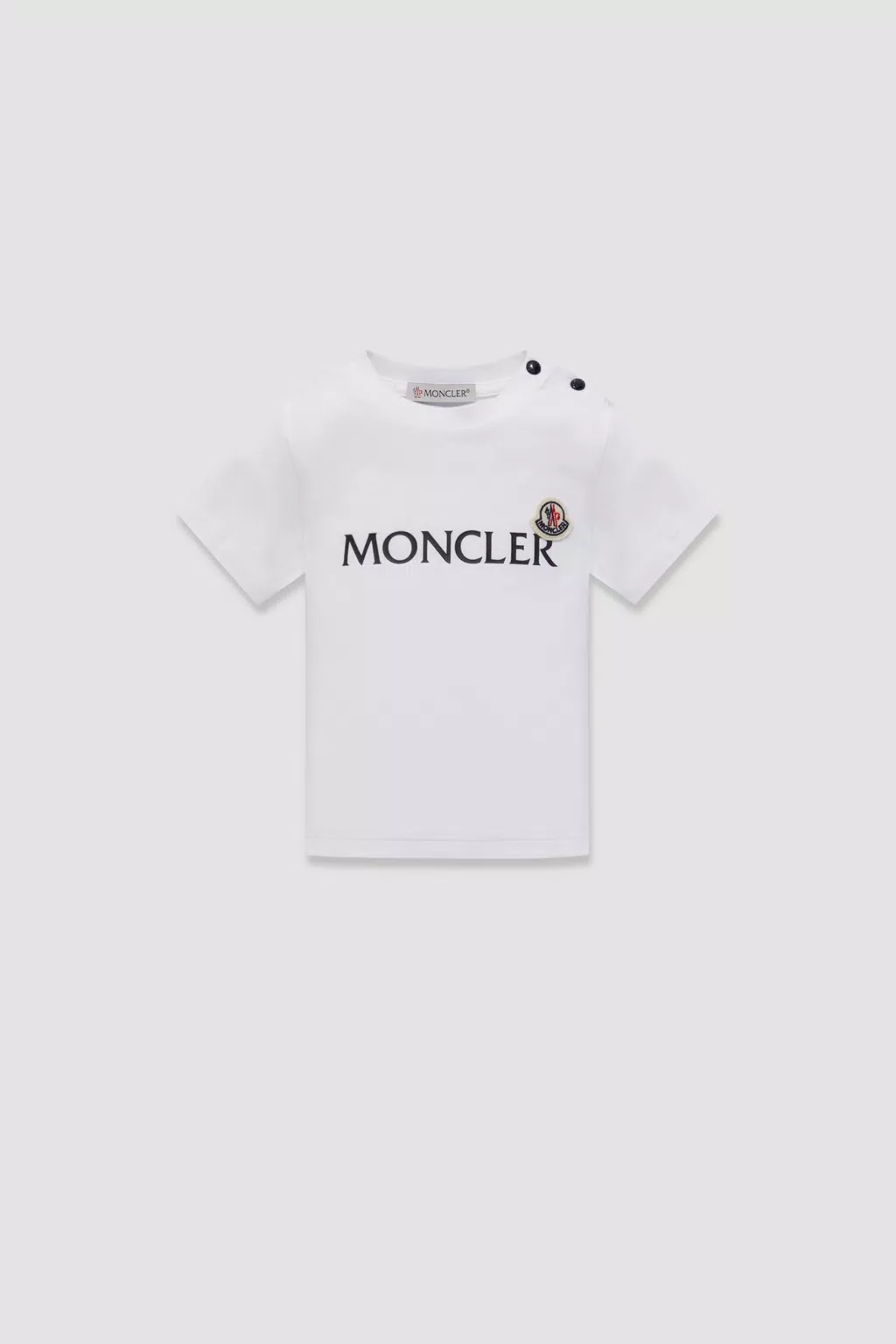 Logo T-Shirt Boy Off White Moncler 1