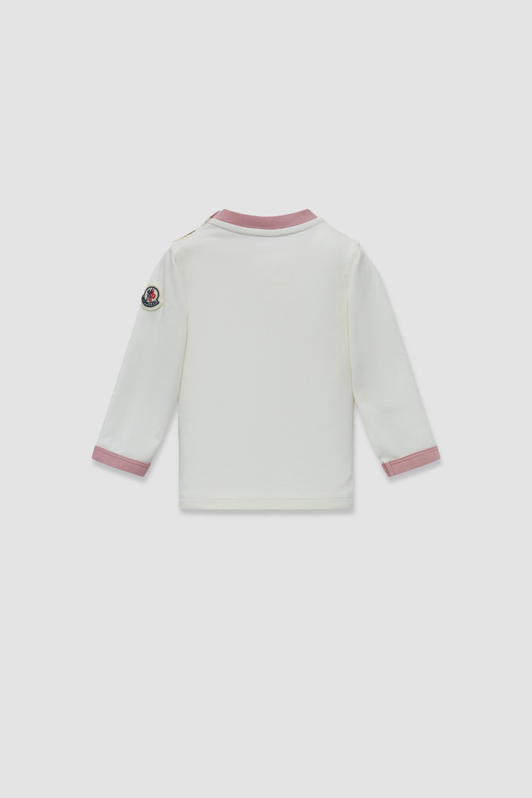Moncler Baby Girls T Shirt In White 1
