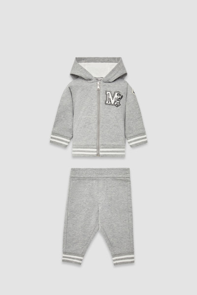 Gray Monogram Tracksuit Set - Clothing for Children | Moncler HR