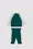 Logo Sweatsuit Set Boy White & Green Moncler 3