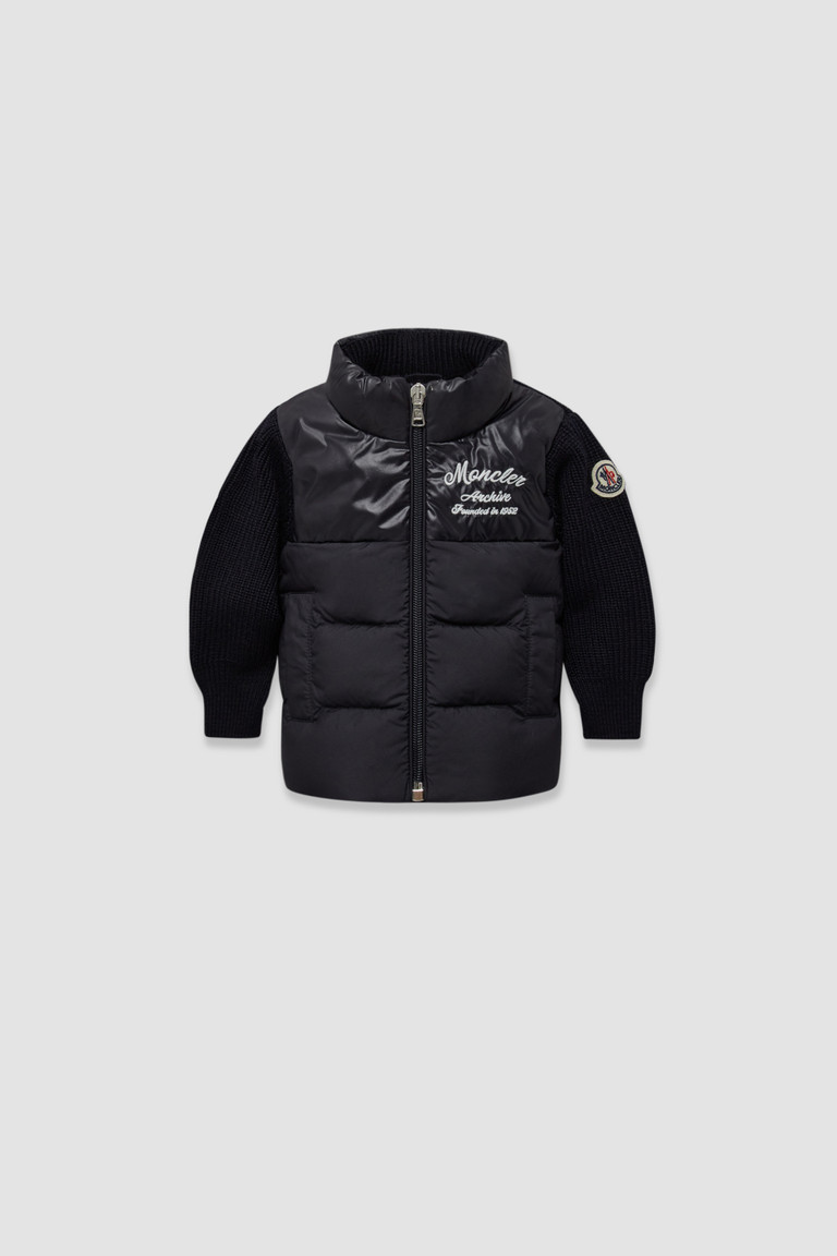 Moncler New Amaury Baby Boys Bodywarmer In Green