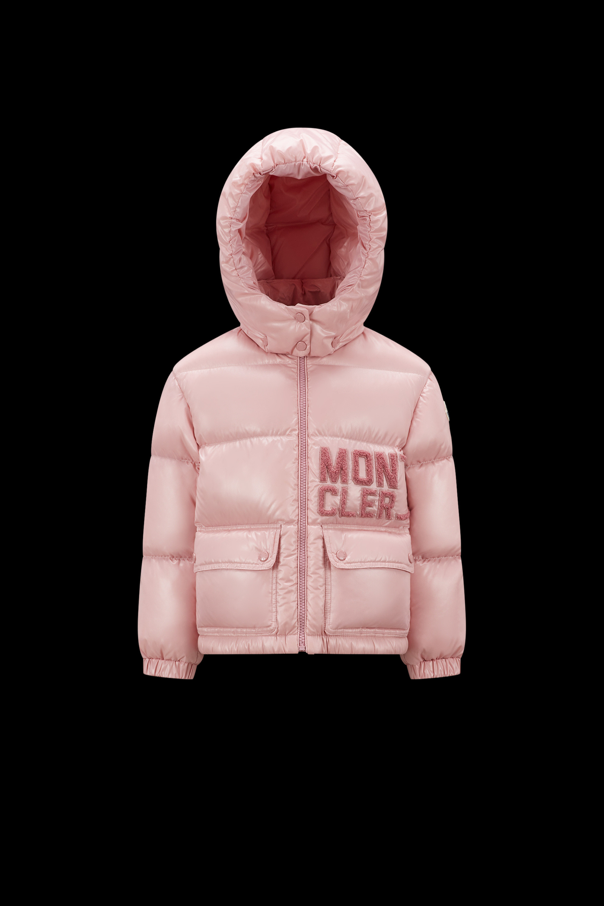 Moncler Enfant Kids Pink Karakorum Down Jacket