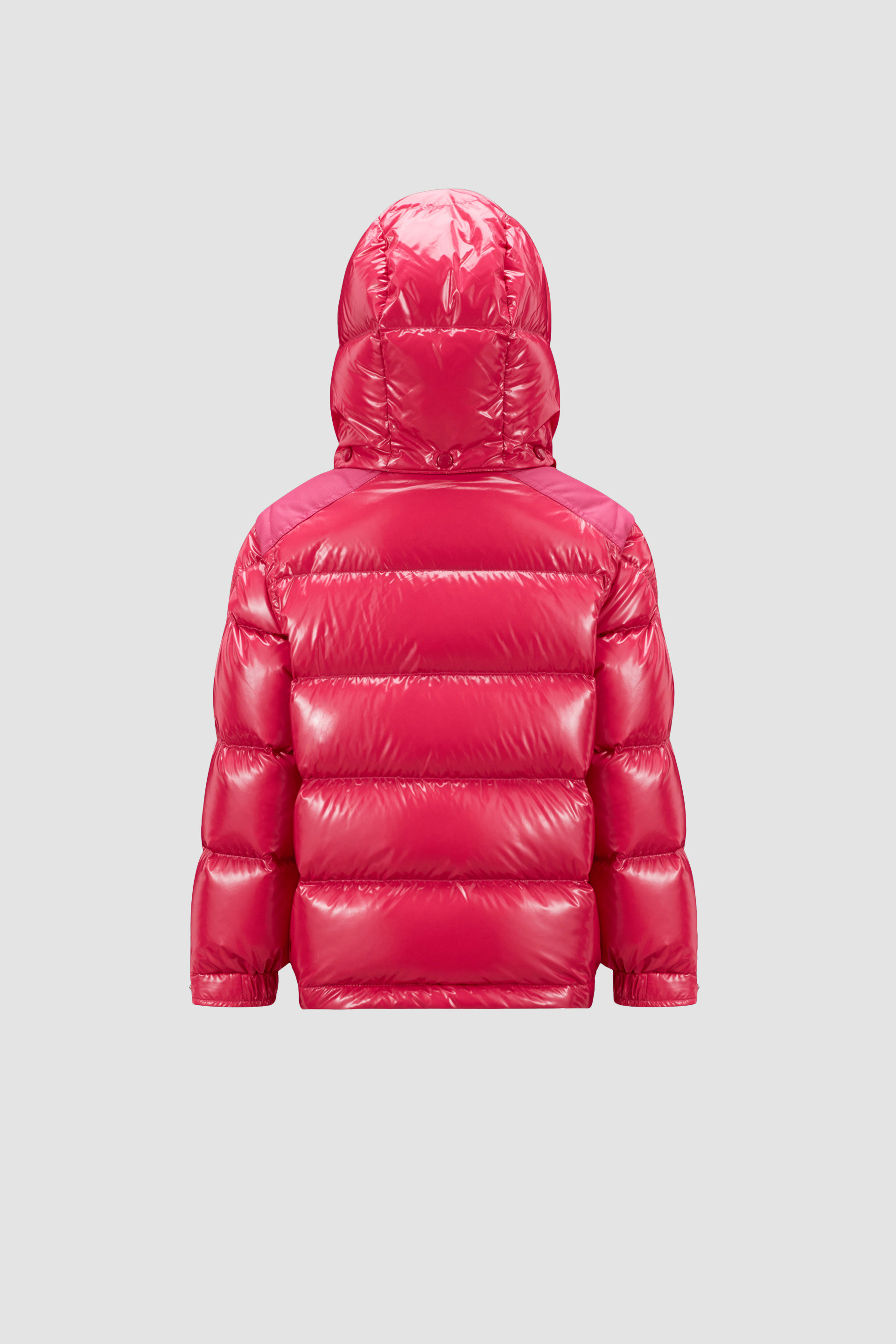 Moncler red cheap puffer coat