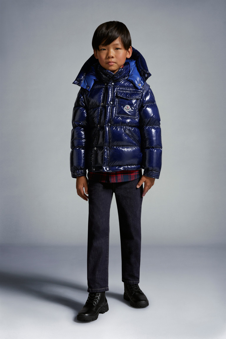 Moncler Songu Baby Boys Summer Jacket In Light Blue main image 1