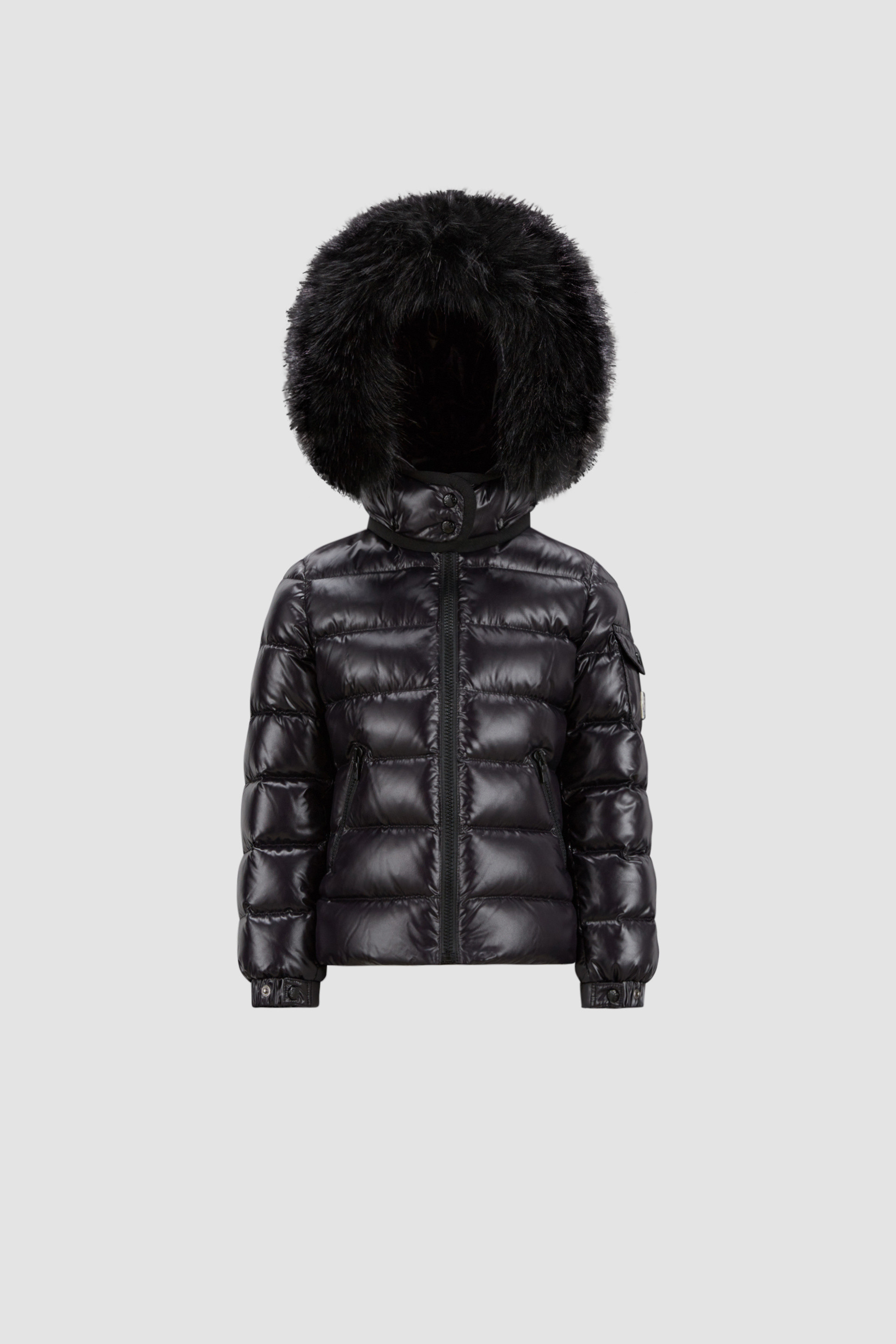 Moncler black hot sale bady jacket