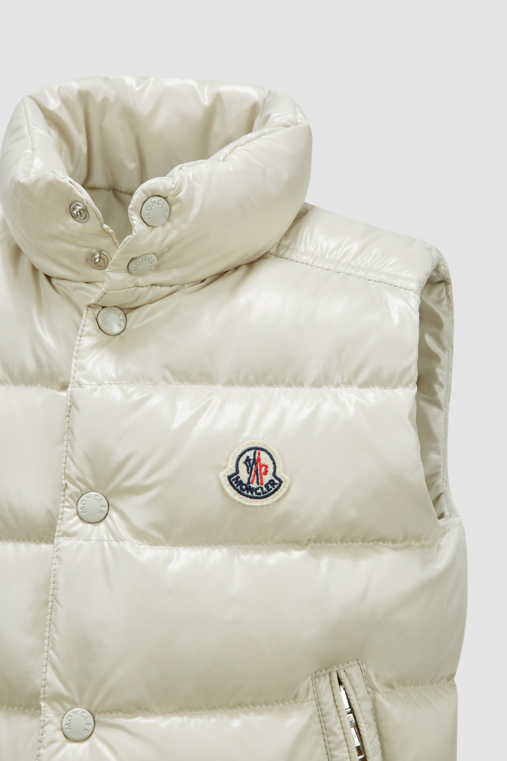 Light Beige Tib Down Vest - Down Jackets & Vests for Children | Moncler US