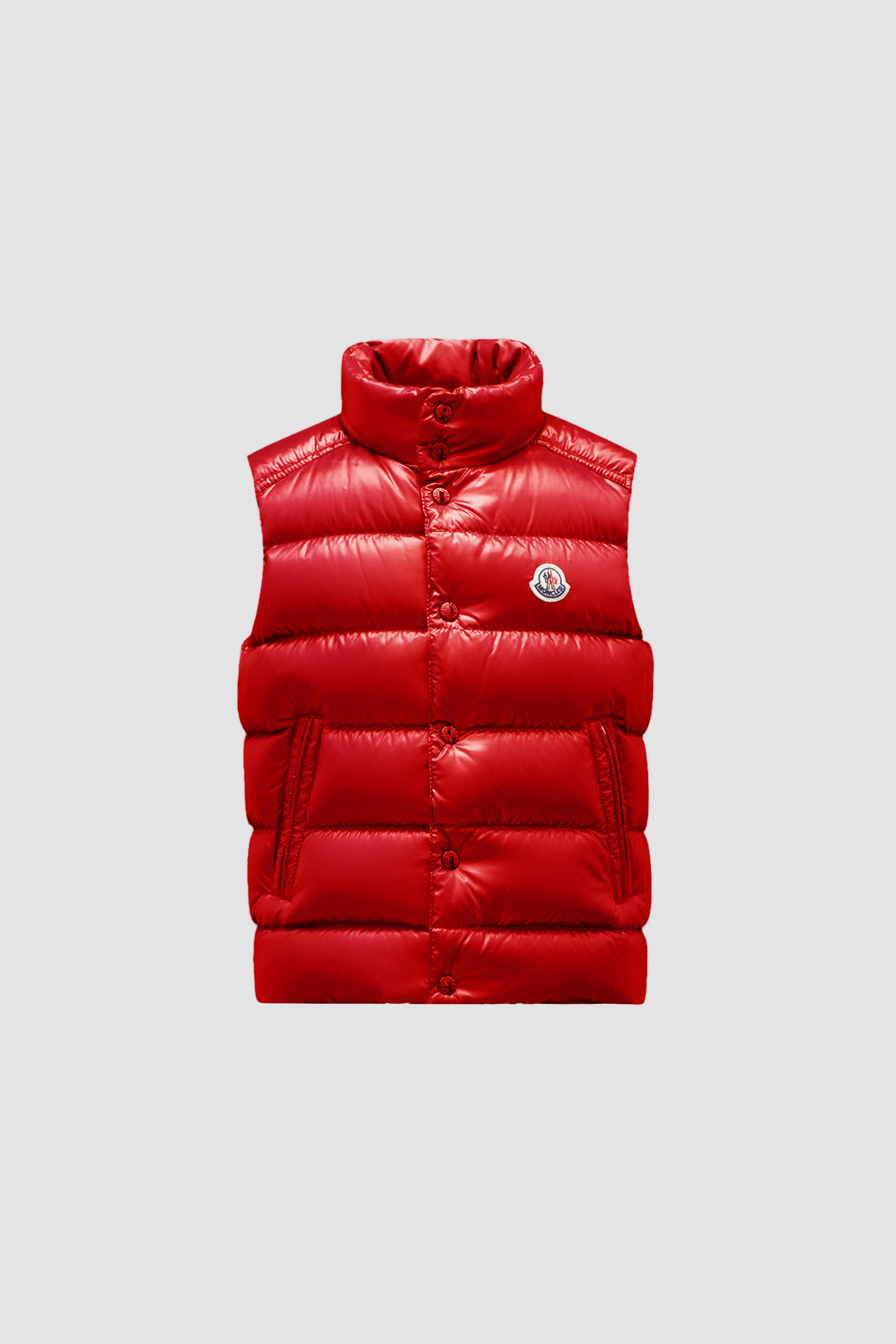 Moncler gilet on sale mens red