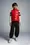 Tib Down Vest Boy Scarlet Red Moncler 3
