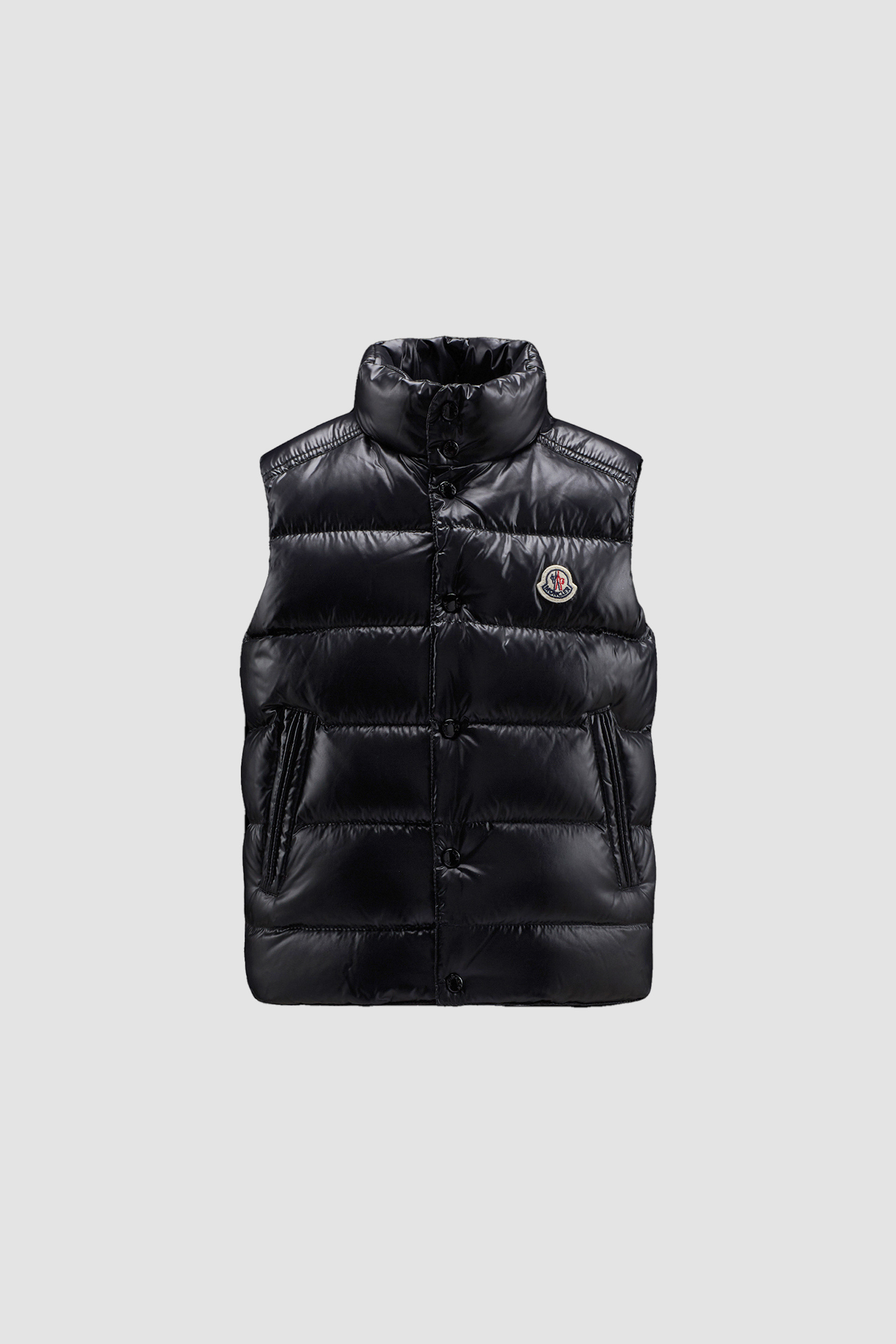 Black Tib Down Vest Down Jackets Vests for Children Moncler CA