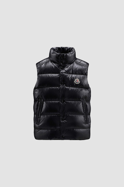 Black Tib Down Gilet - Down Jackets & Vests for Children | Moncler GB