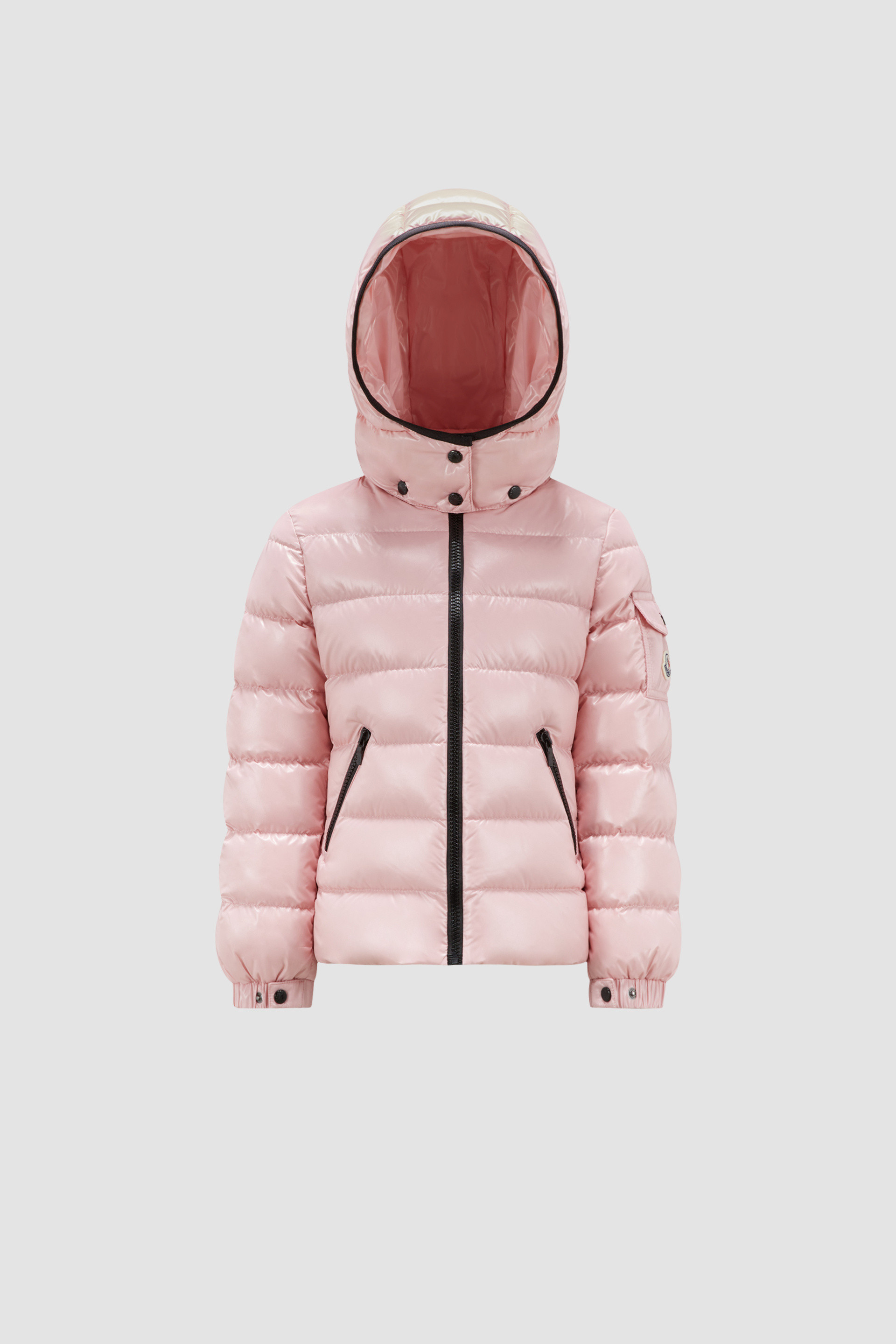 Womens pink moncler clearance coat