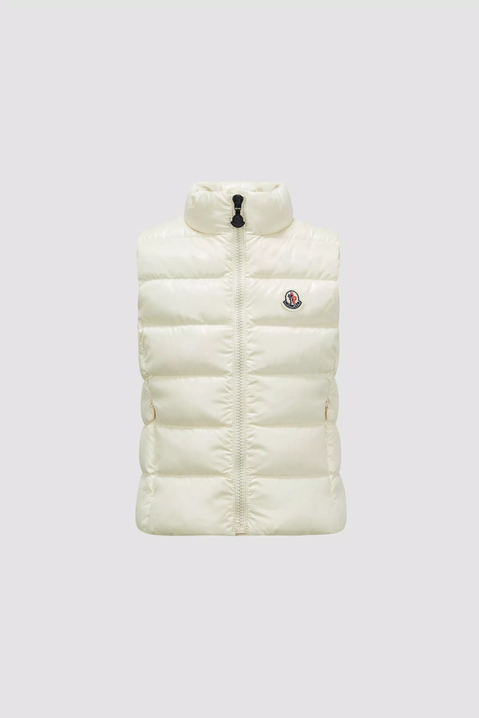 White Ghany Down Gilet - Down Jackets & Vests for Children | Moncler EE