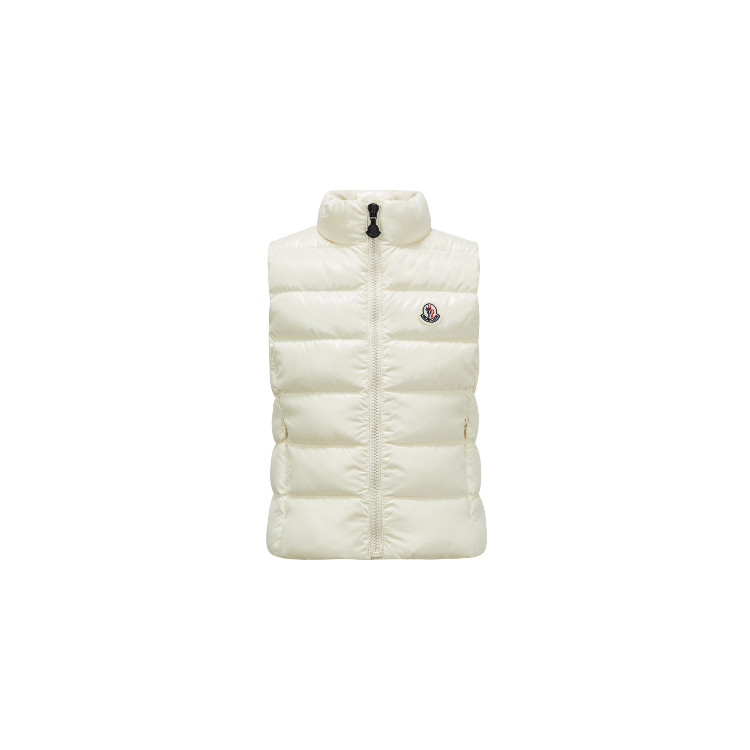Moncler Kids' Doudoune Sans Manches Ghany In Blanc