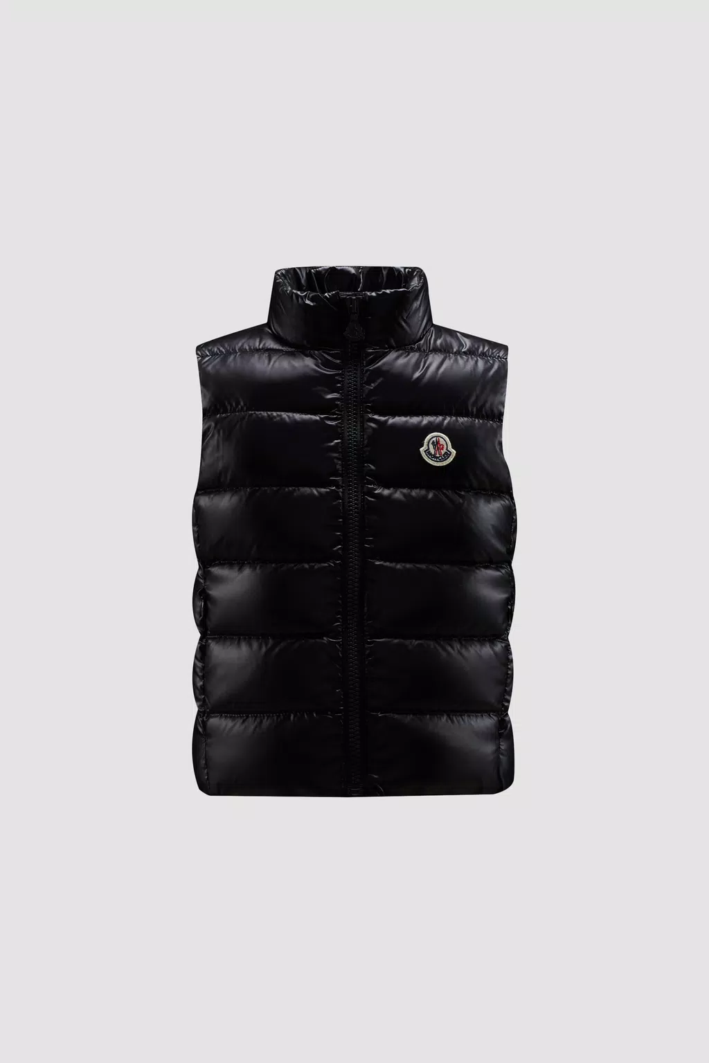 Black Ania Down Gilet - Down Jackets & Vests for Children | Moncler GB