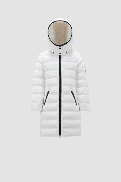 Off White Moka Long Down Jacket - Down Jackets & Vests for 