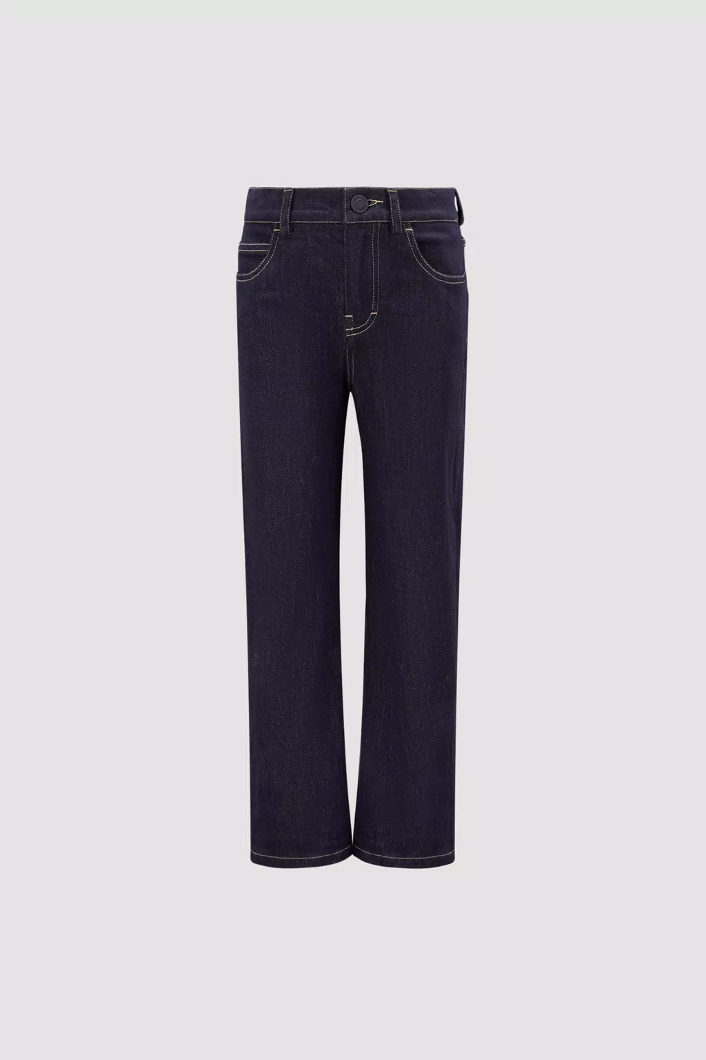 Embroidered Jeans Boy Night Blue Moncler 1