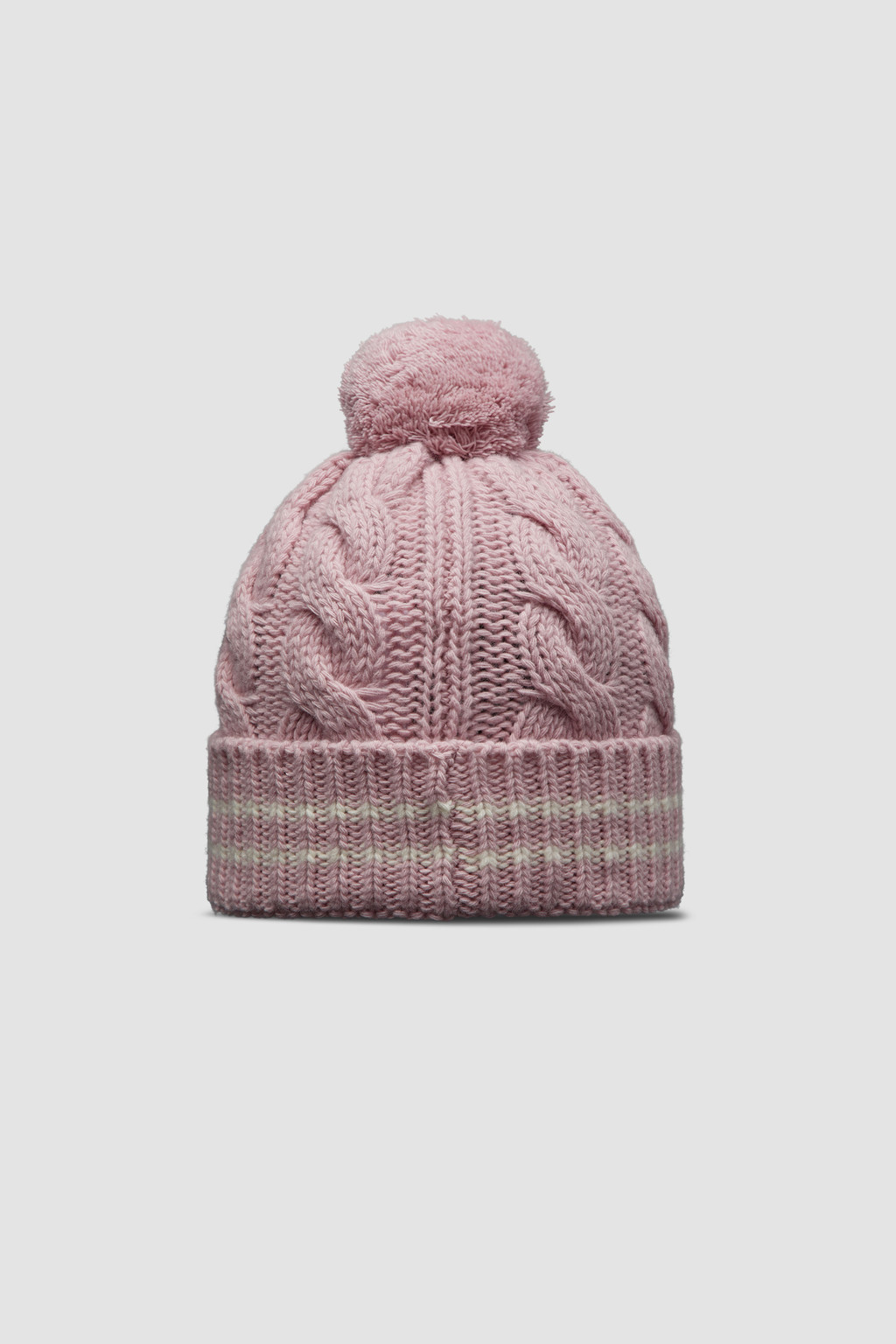 BEANIE HAT IN LIGHT PINK WOOL 403392 main image 1