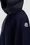 Hooded Wool Cape Girl Navy Blue Moncler 4
