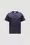 Embossed Logo T-Shirt Boy Navy Blue Moncler