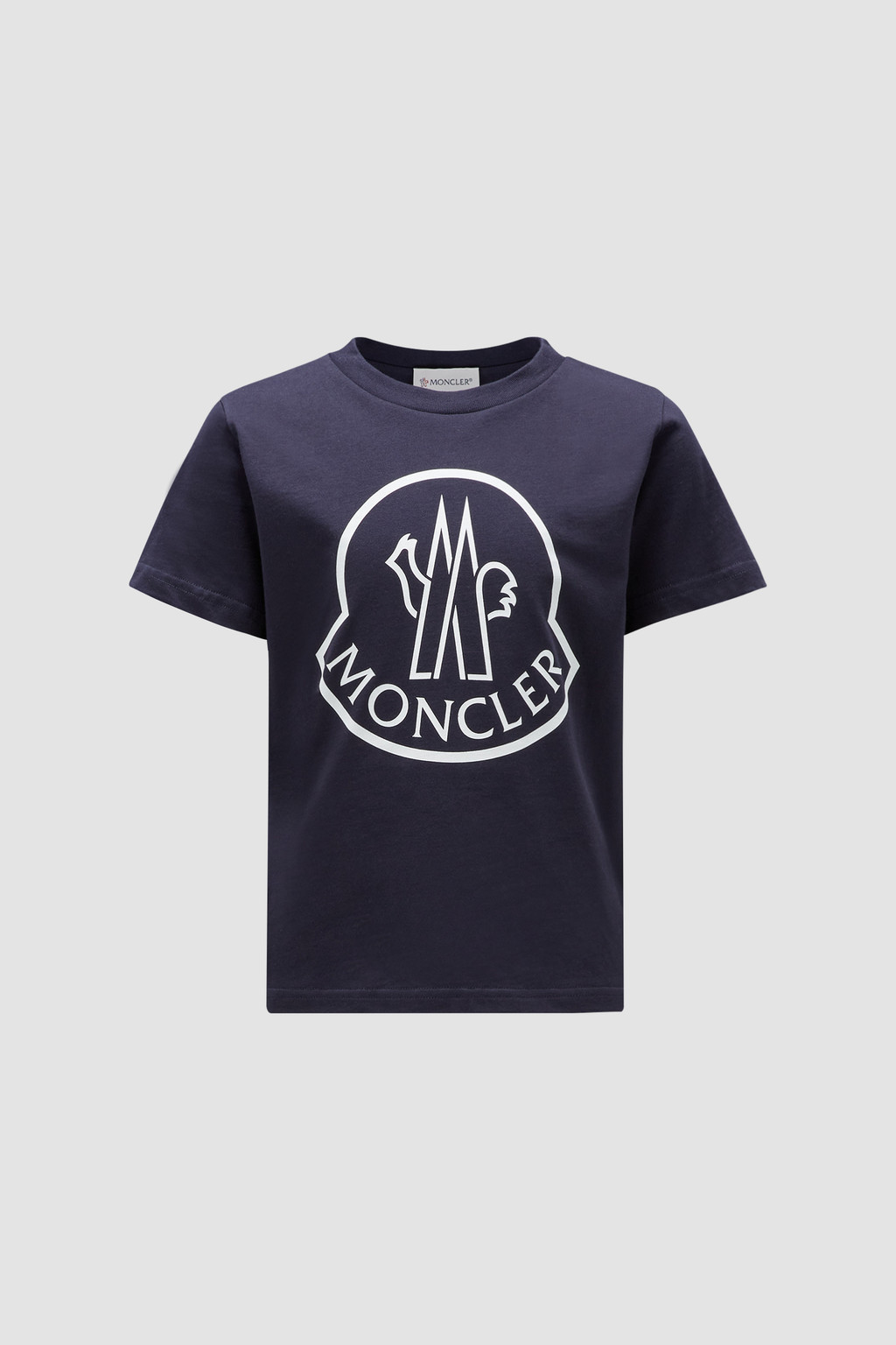 moncler black t shirt big logo