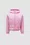 Fleece Zip-Up Hoodie Girl Light Pink Moncler