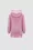 Hooded Logo Dress Girl Light Pink Moncler 4