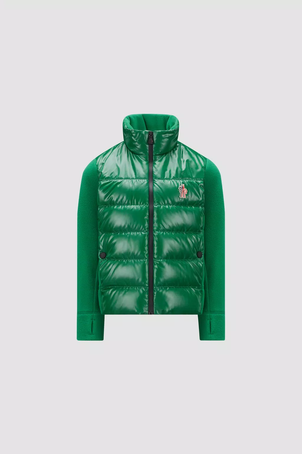 Padded Zip-Up Sweatshirt Gender Neutral Bright Green Moncler 1
