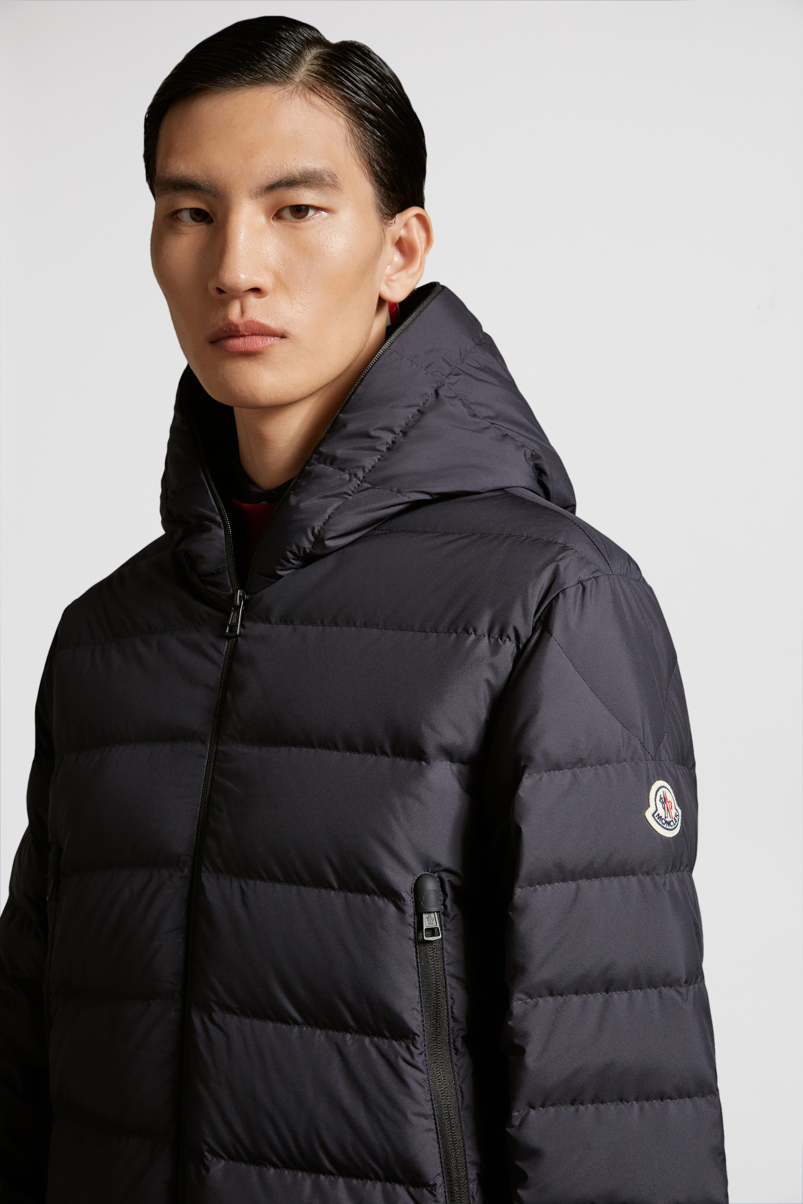 Night Blue Chambeyron Short Down Jacket Short Down Jackets for Men
