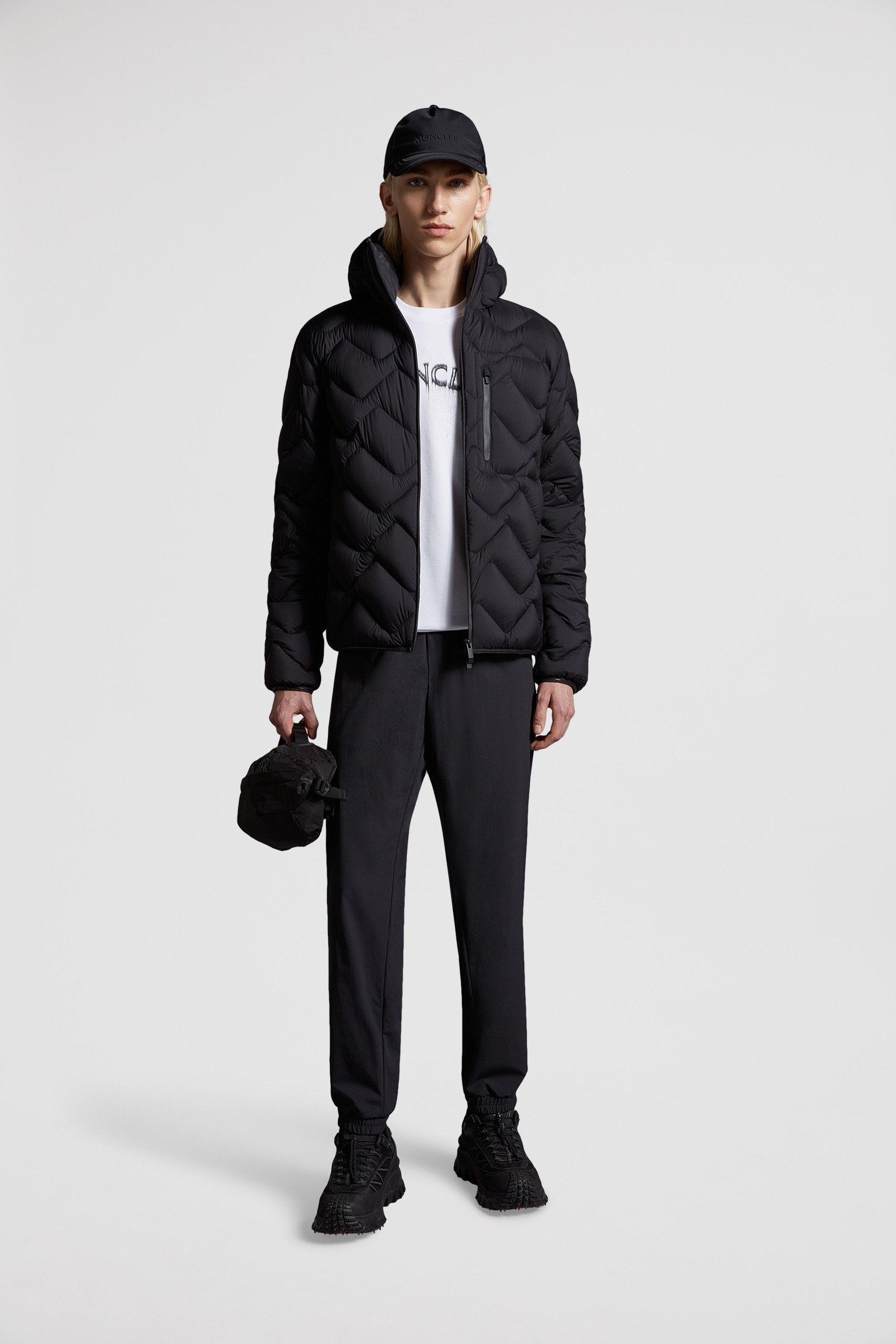 Moncler grive on sale matte coat