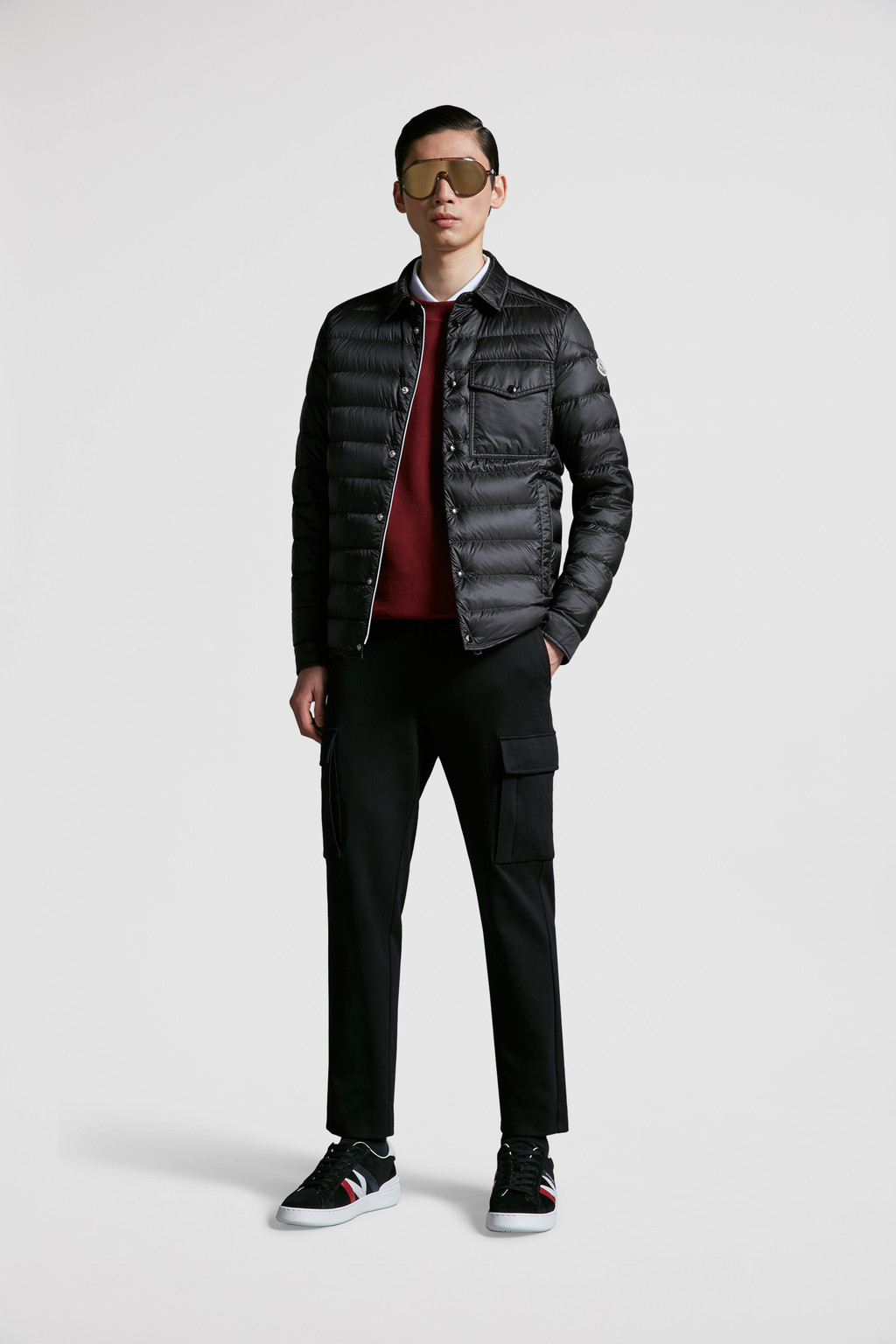 Moncler lightweight discount down jacket men's