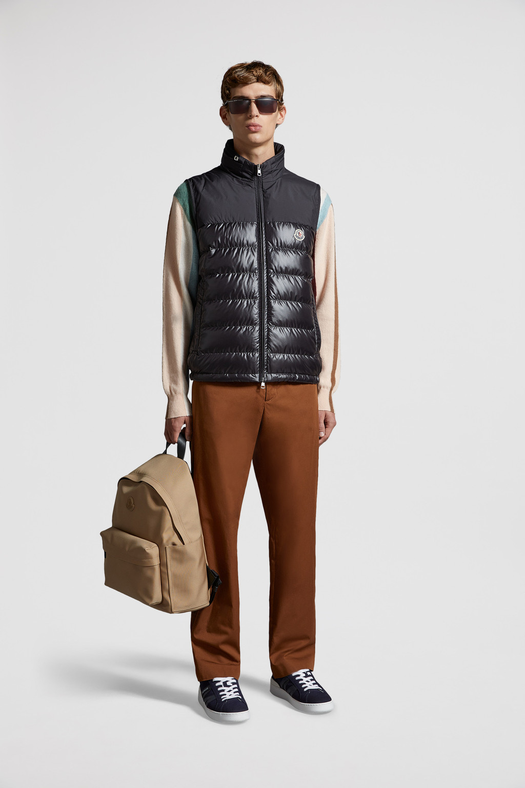 Moncler red 2024 gilet mens