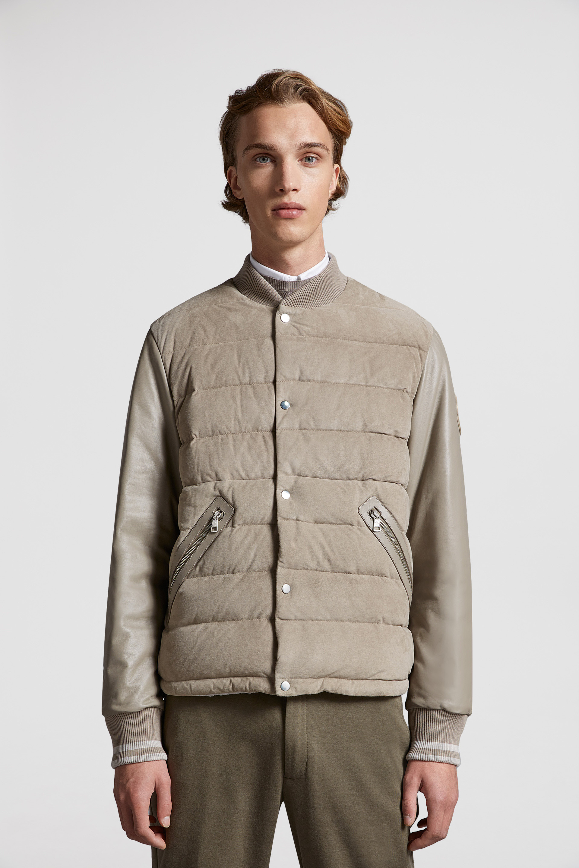 Moncler 2025 suede jacket