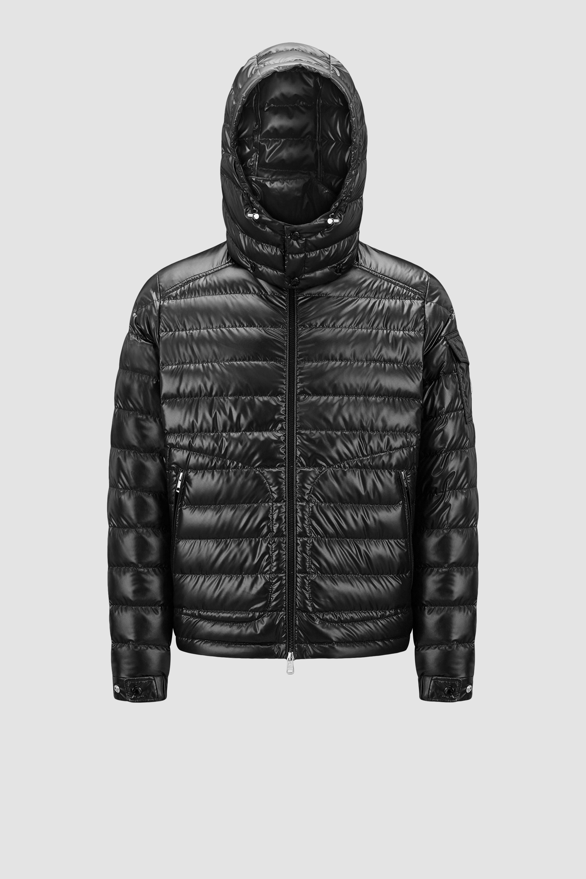 Black Lauros Short Down Jacket Short Down Jackets for Men Moncler IT