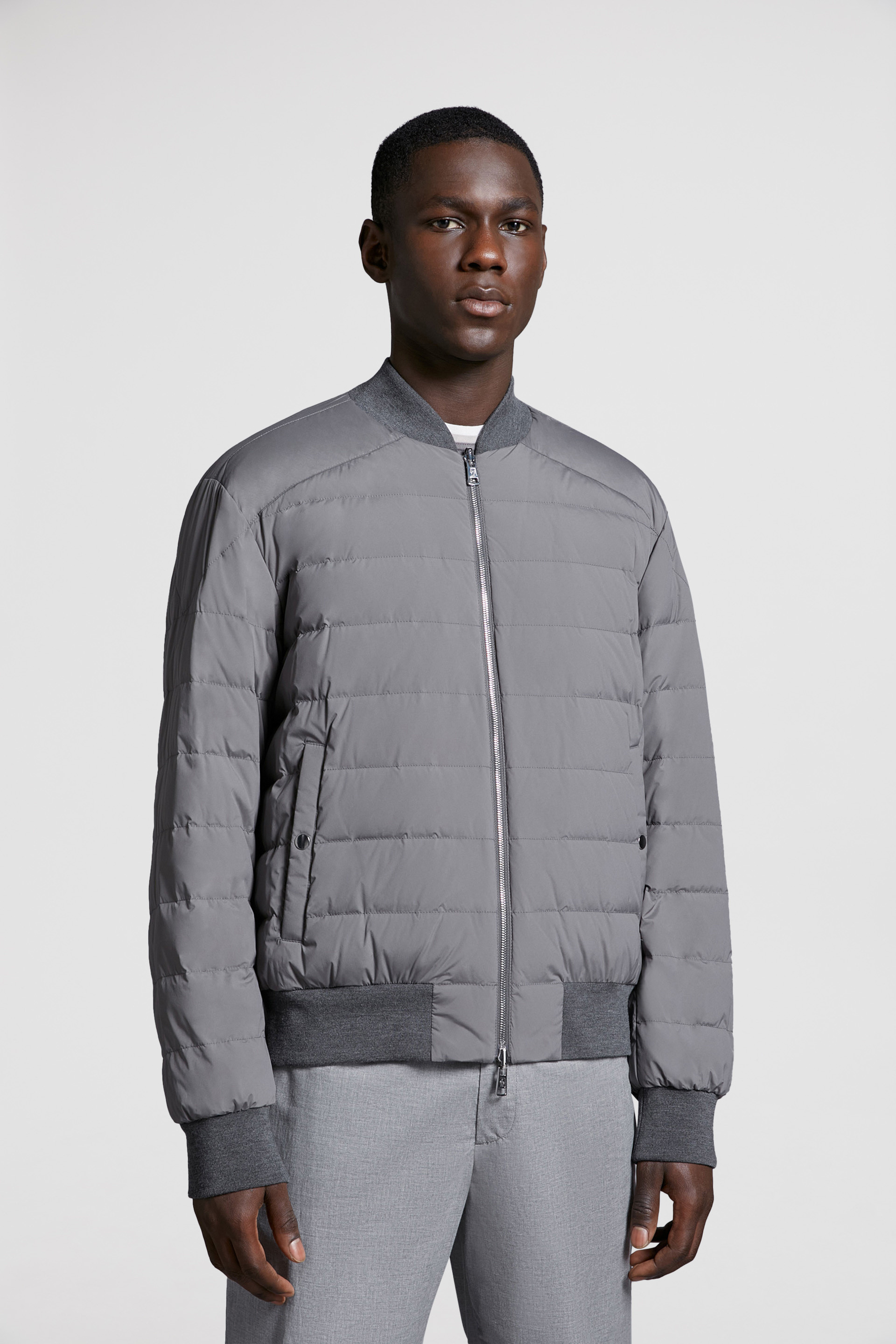 Dark Grey Aver Reversible Down Jacket - Short Down Jackets for Men | Moncler  US