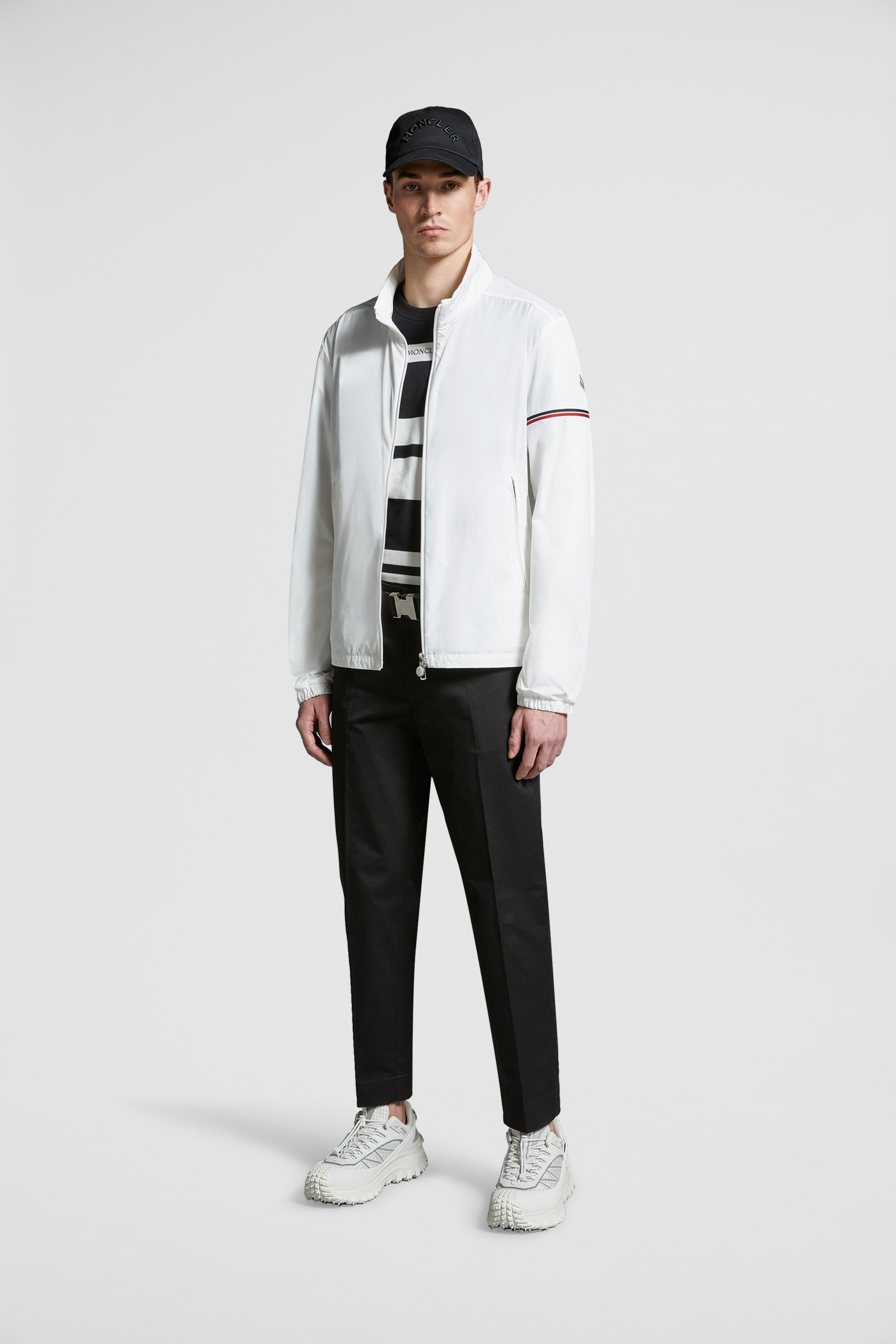 白色Ruinette男士夹克外套- 薄款外套&风衣for 男装| Moncler HK