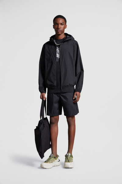 Black Haadrin Hooded Jacket - Windbreakers & Raincoats for Men | Moncler US