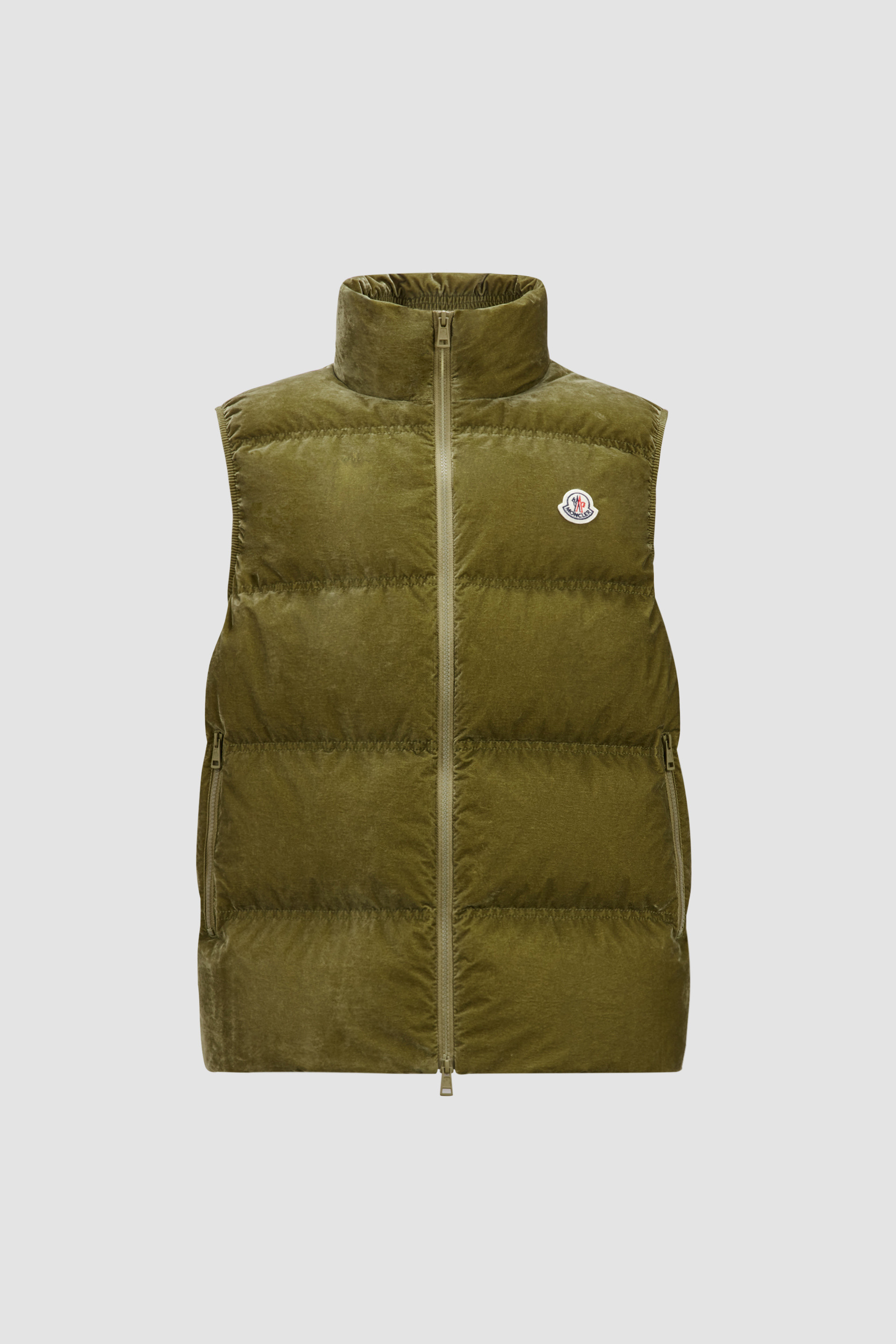 Green hotsell moncler gilet